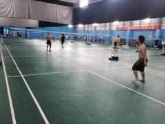 东莞市草莓视屏app下载污磁电科技有限公司举行羽毛球活动